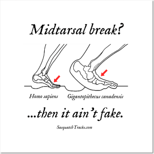 Midtarsal break? Then it ain't fake. Posters and Art